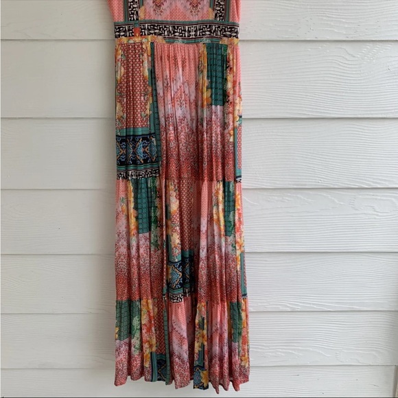 NWT Anthropologie Bhanuni Alessandra Maxi Dress size 0 Sleeveless Floral Lined - Picture 4 of 15
